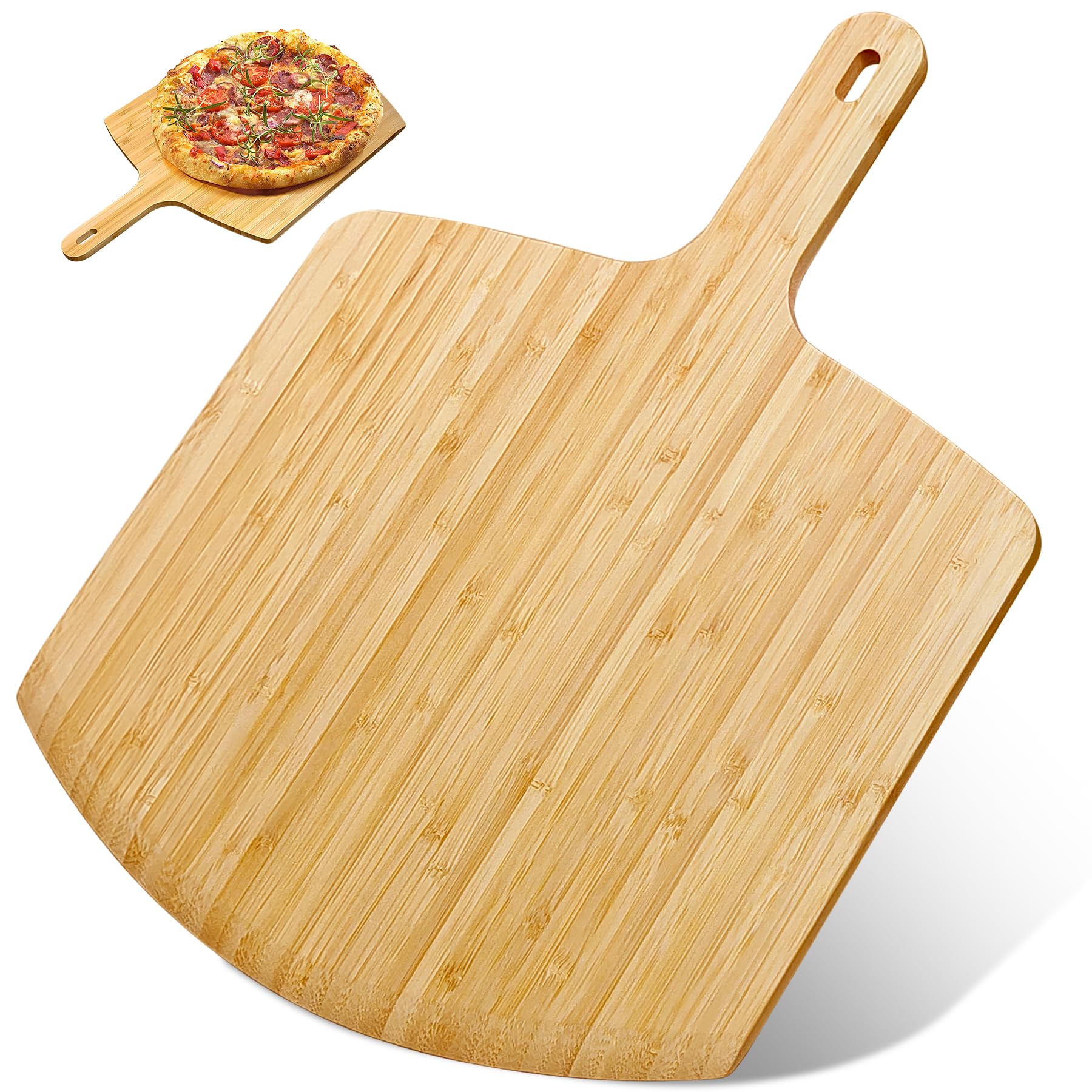 Pizzaspade i Bambu 30 cm (12") – Lätt och Slitstark Serverings- & Bakspade
