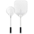 Pizzaspadeset 14" & 8" – Perforerade Pizzaspadar i Aluminium med Metallhandtag